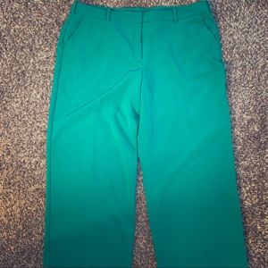LANE BRYANT Green Wide Leg Trouser